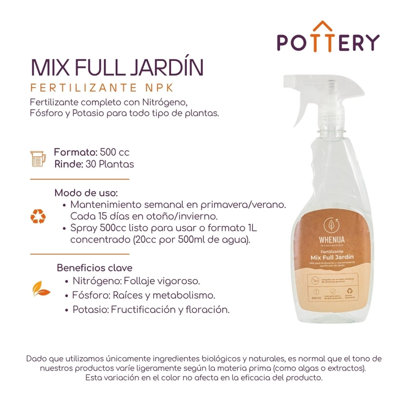 FERTILIZANTE MIX FULL JARDIN - 500CC - 2