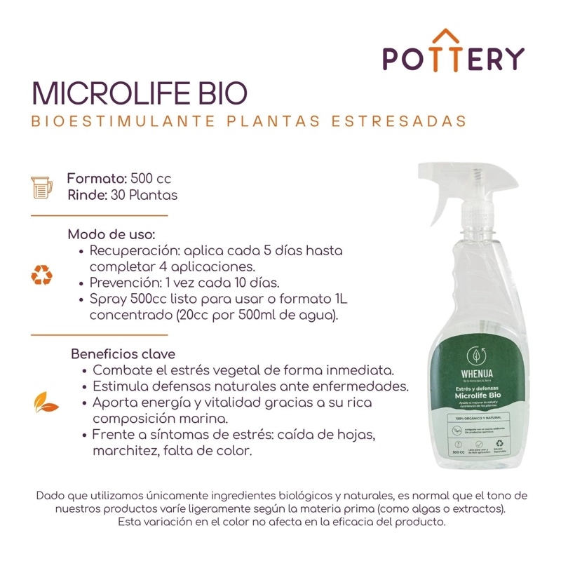 BIOESTIMULANTE DEFENSAS MICROLIFEBIO - 500CC - 3