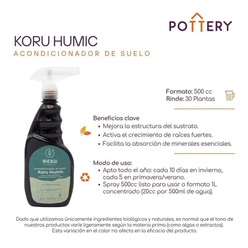 ACONDICIONADOR DE SUELO KORU HUMIC - 500CC - 2