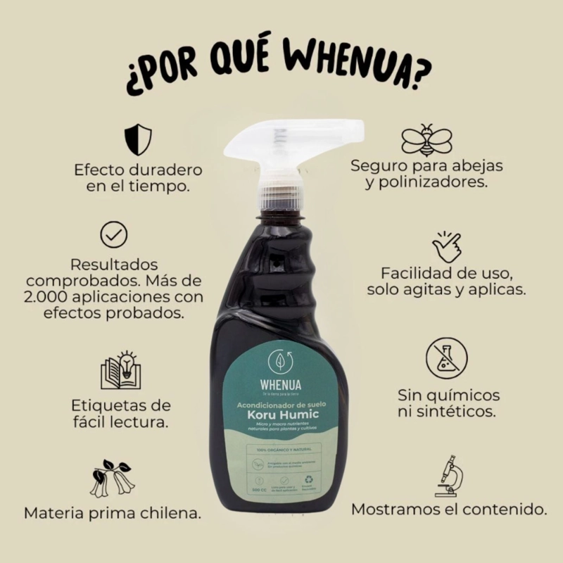 ACONDICIONADOR DE SUELO KORU HUMIC - 500CC - 3