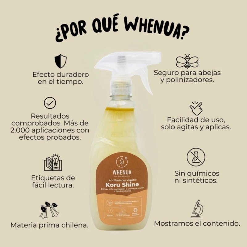 ABRILLANTADOR PLANTAS KORU SHINE - 500CC - 4