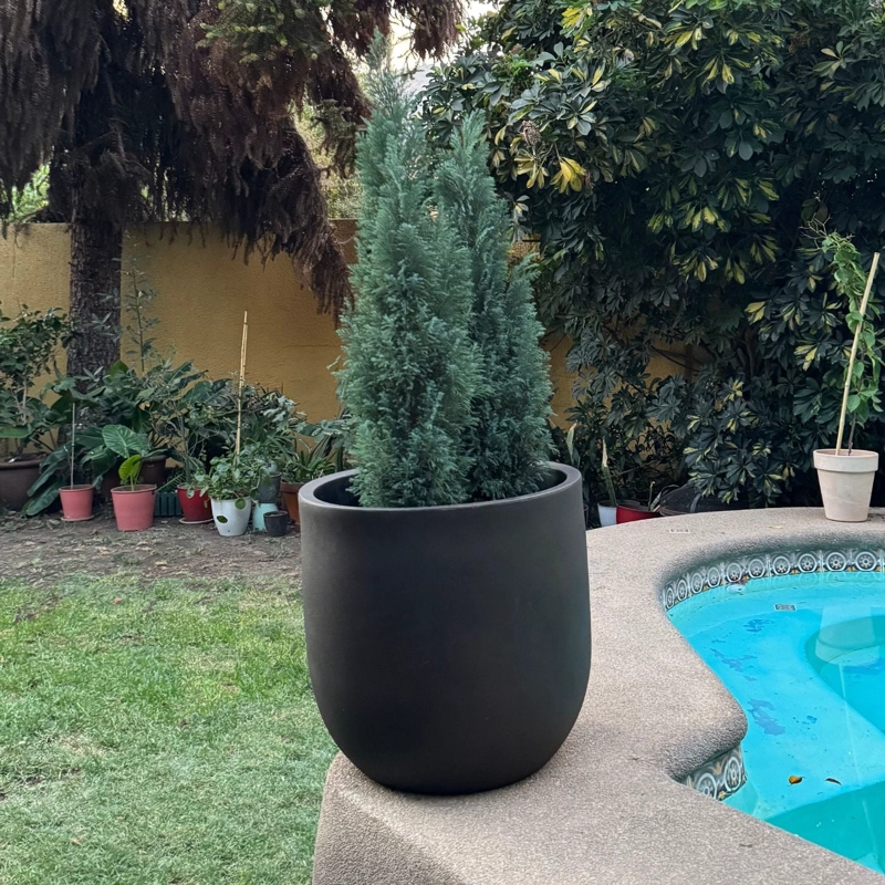 MACETA GRANDE MUNA 53 NEGRO - 2
