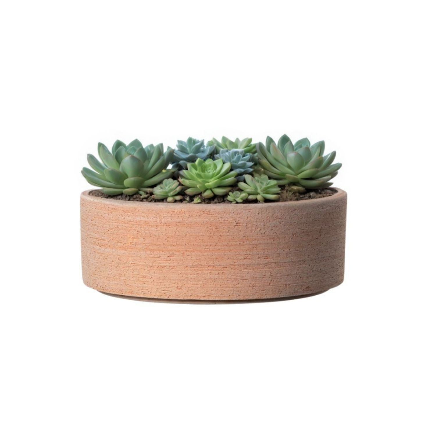 MACETA LUNA BAJA 26CM, TERRACOTA - 1
