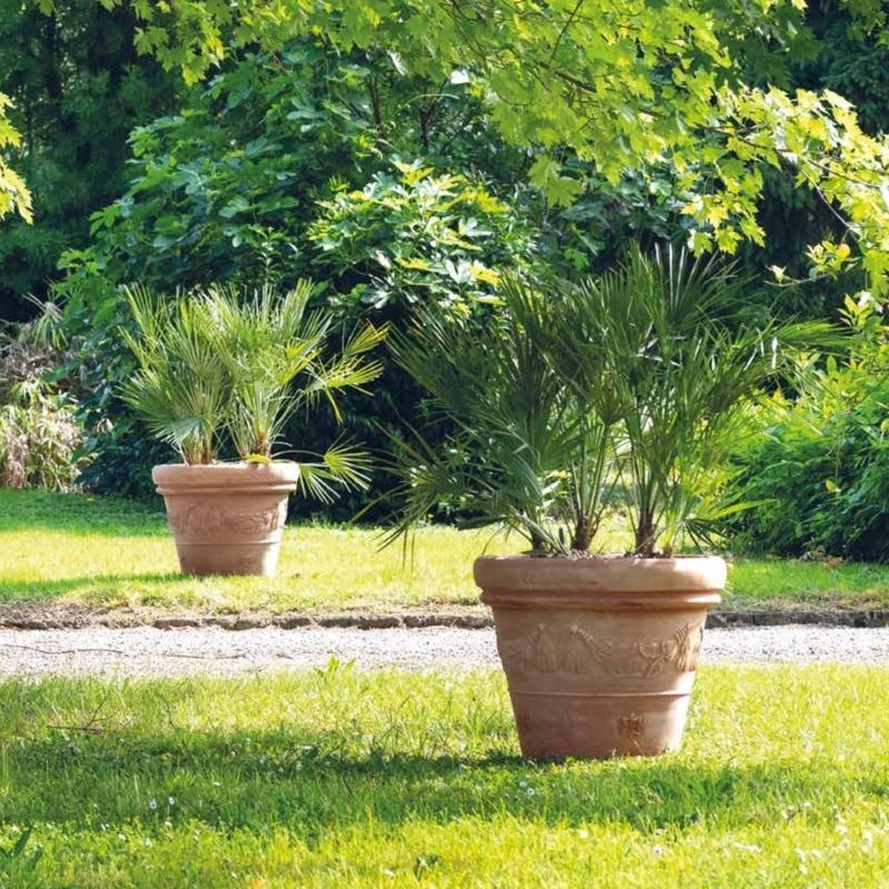 MACETA EXTRA GRANDE TOSCANA 62CM TERRACOTA - 5