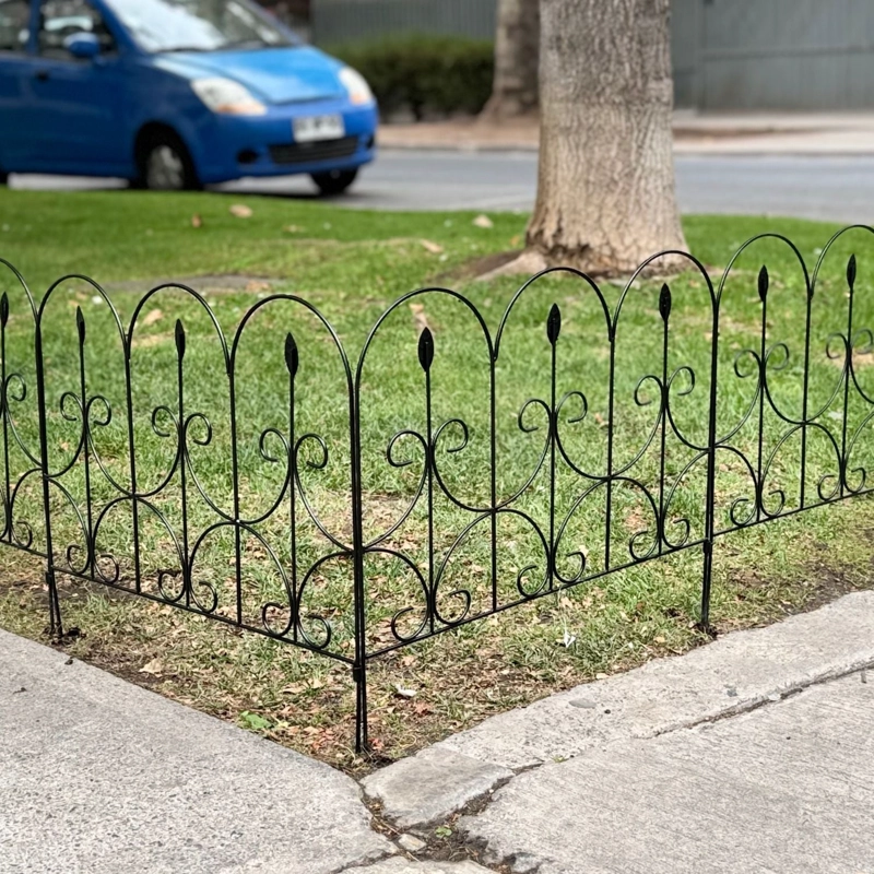 CERCO JARDIN METALICO PIÑON - 2