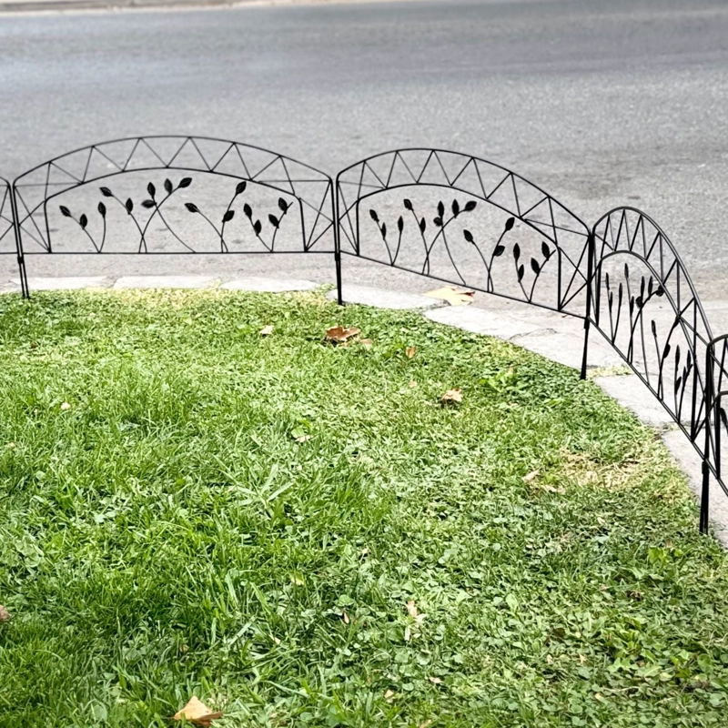 CERCO JARDIN METALICO TULIPAN - 2