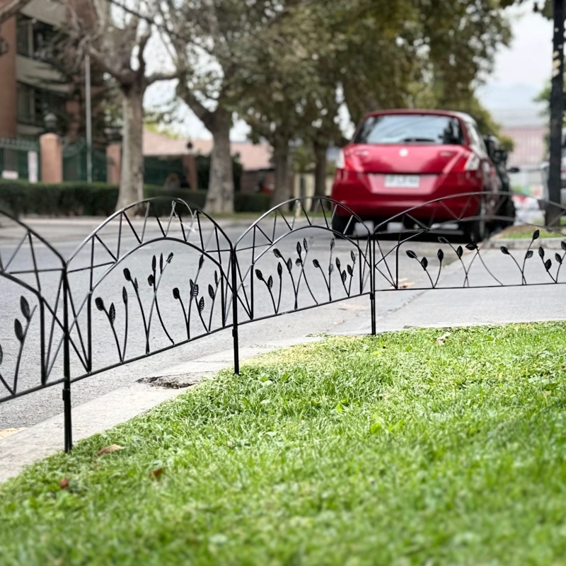 CERCO JARDIN METALICO TULIPAN - 4