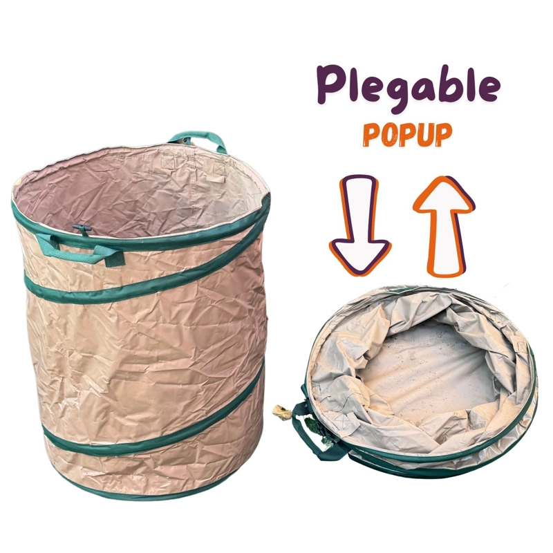 BOLSA MULTIUSO POPUP PLEGABLE 92LTS BEIGE PVC300G - 5