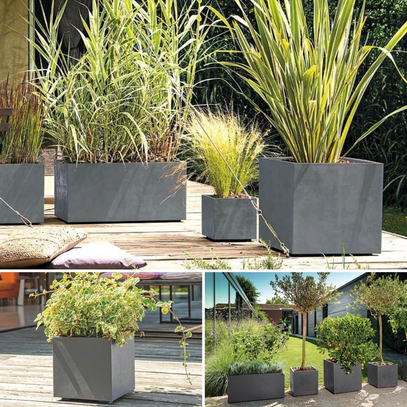 JARDINERA DEROMA 100X50CM CEMENTO - 2