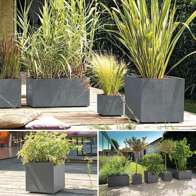 JARDINERA DEROMA 100X50CM CEMENTO - 3