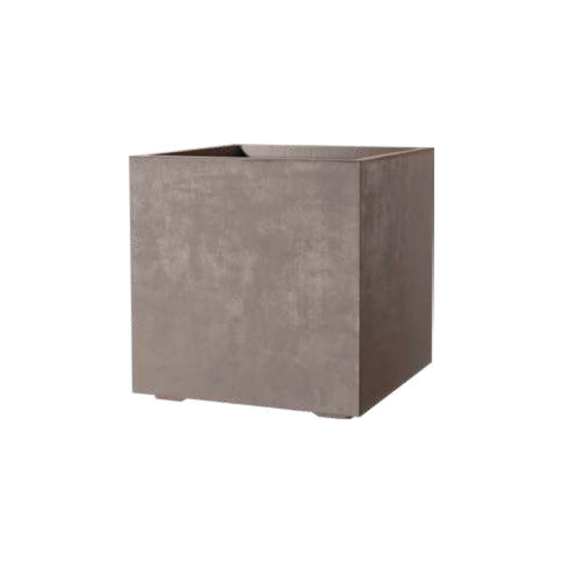 MACETA CUBO DEROMA 50X50CM ARENA - 2