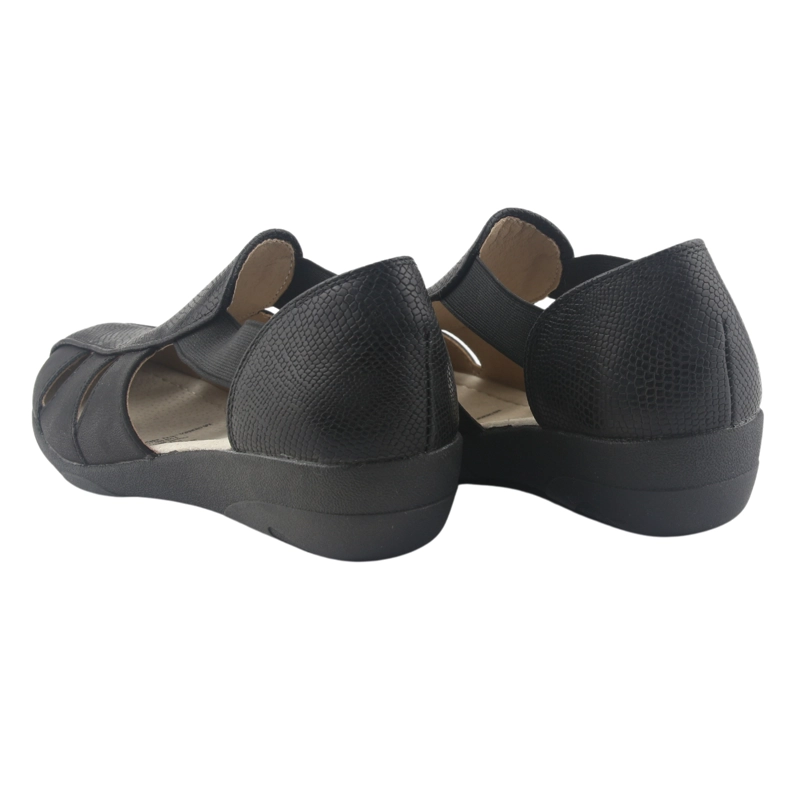 SANDALIA CHALADA MUJER MIRA-1 NEGRO COMFORT - 6