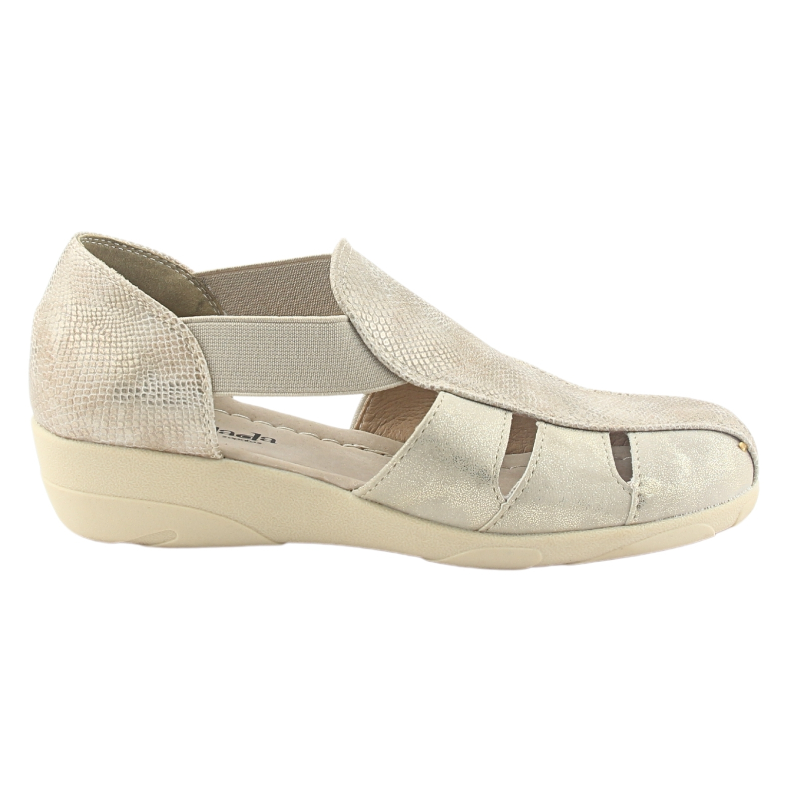 SANDALIAS MUJER CHALADA DORADO MIRA-1 COMFORT - 1