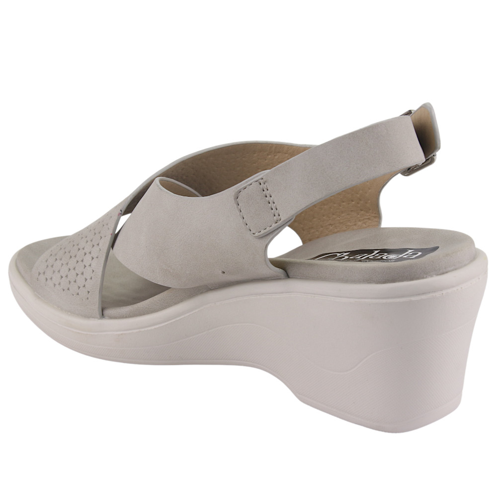 SANDALIA CHALADA MUJER ICA-26 GRIS COMFORT - 2