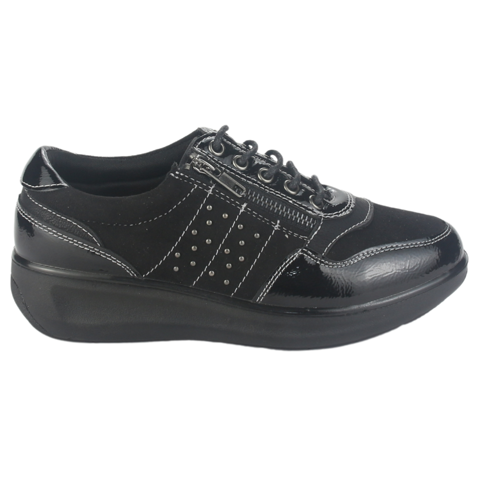 ZAPATILLAS MUJER CHALADA URBANAS NEGRO MATTER-2 - 1