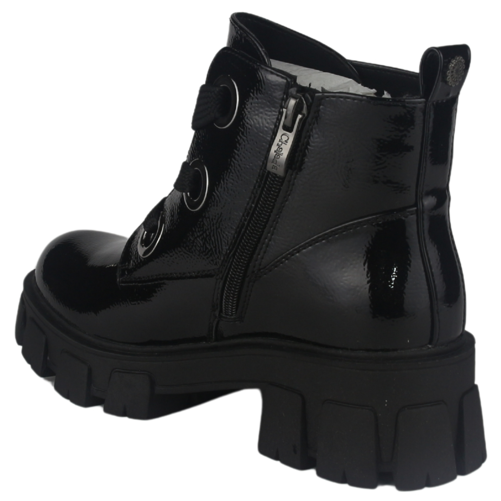 BOTÍN MUJER NEGRO CHALADA FLOYD-1 MODA CASUAL - 4