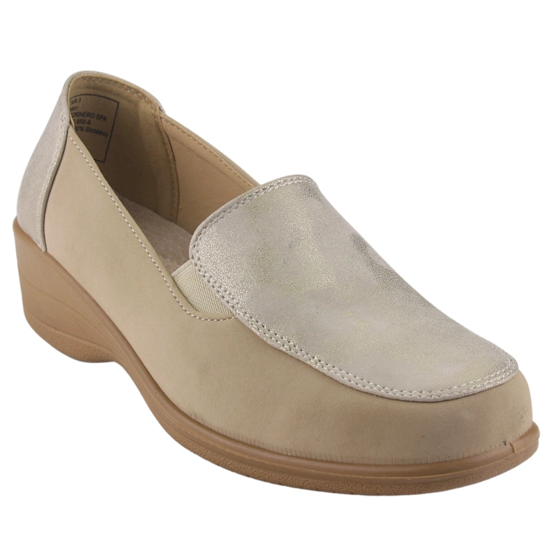 ZAPATO CHALADA MUJER OSCAR-1 BEIGE COMFORT - 3