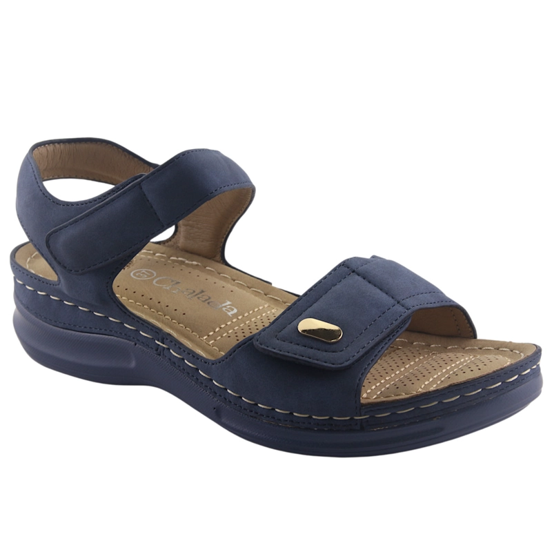 SANDALIAS MUJER CHALADA AZUL KON-15 COMFORT - 1