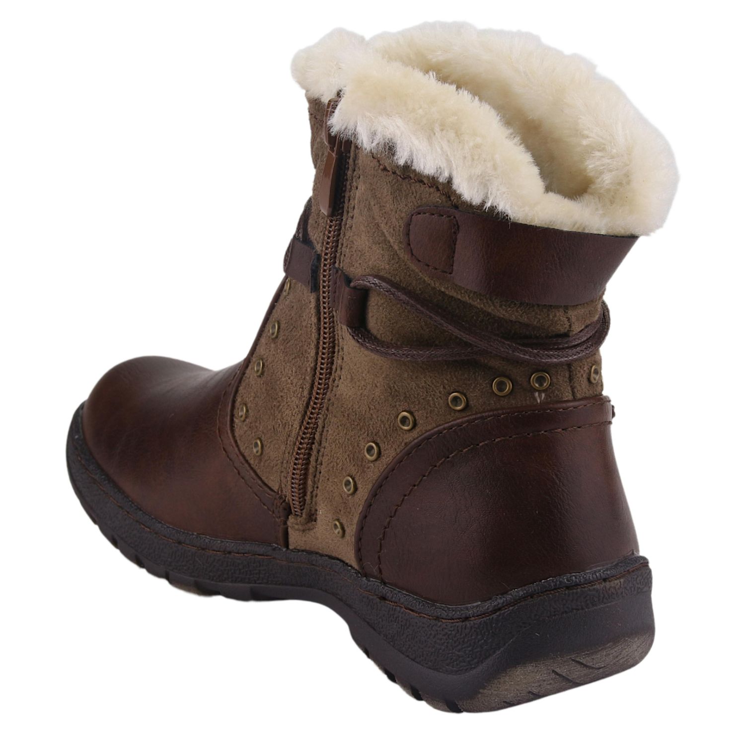 BOTIN CHALADA MUJER QUAL-1 CAMEL COMFORT - 4