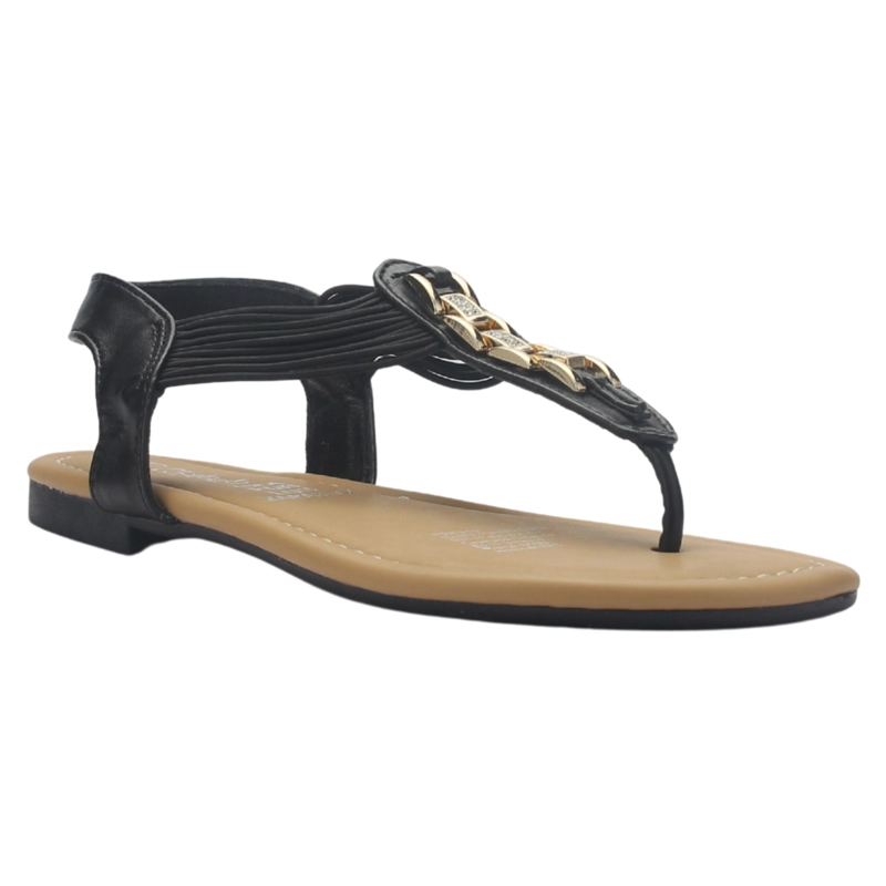 SANDALIAS MUJER CHALADA NEGRO CALL-2 PLANO - 3