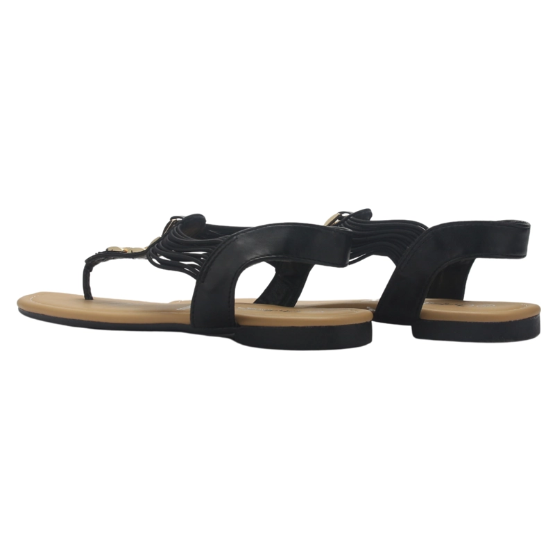 SANDALIAS MUJER CHALADA NEGRO CALL-2 PLANO - 7