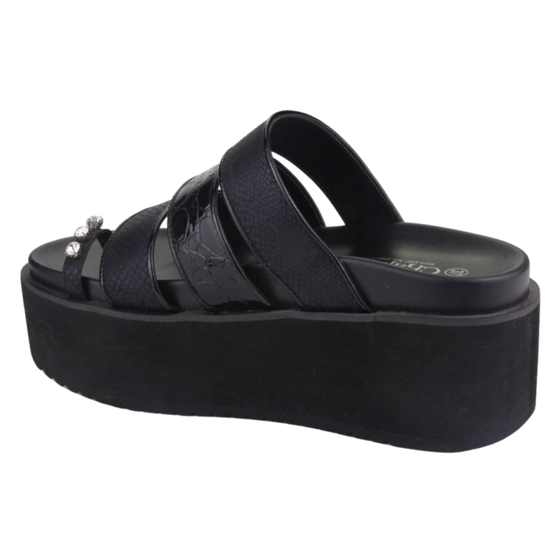 SANDALIAS MUJER CHALADA NEGRO VIRU-21 MODA - 2