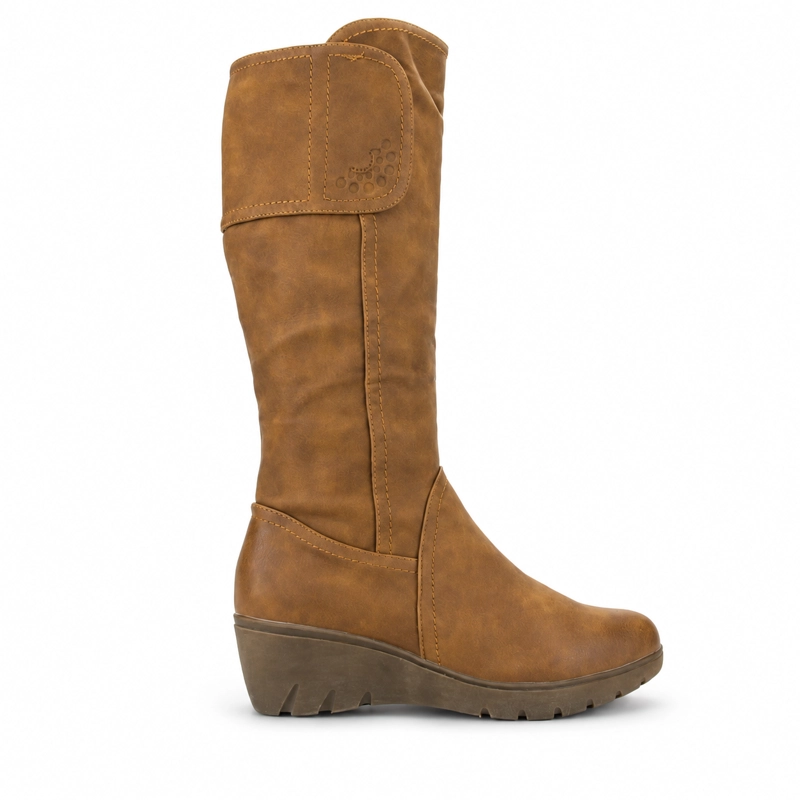 BOTA CHALADA MUJER TANDA-5 CAMEL CASUAL - 1