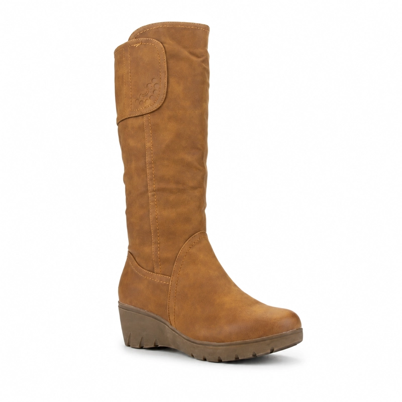 BOTAS MUJER CHALADA CAMEL TANDA-5 CASUAL - 3