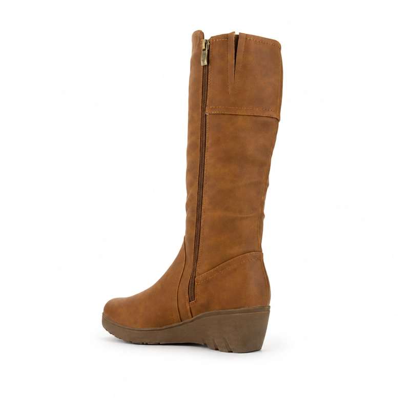 BOTAS MUJER CHALADA CAMEL TANDA-5 CASUAL - 4