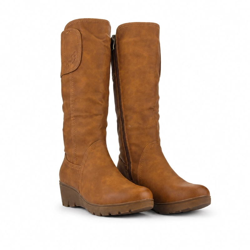 BOTAS MUJER CHALADA CAMEL TANDA-5 CASUAL - 5
