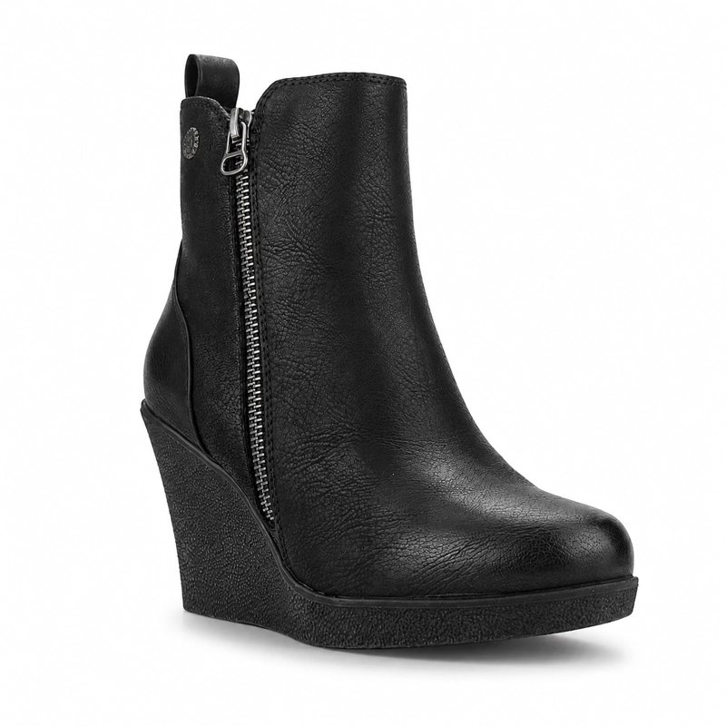 BOTIN CHALADA MUJER WEDGE-41 NEGRO CASUAL - 3