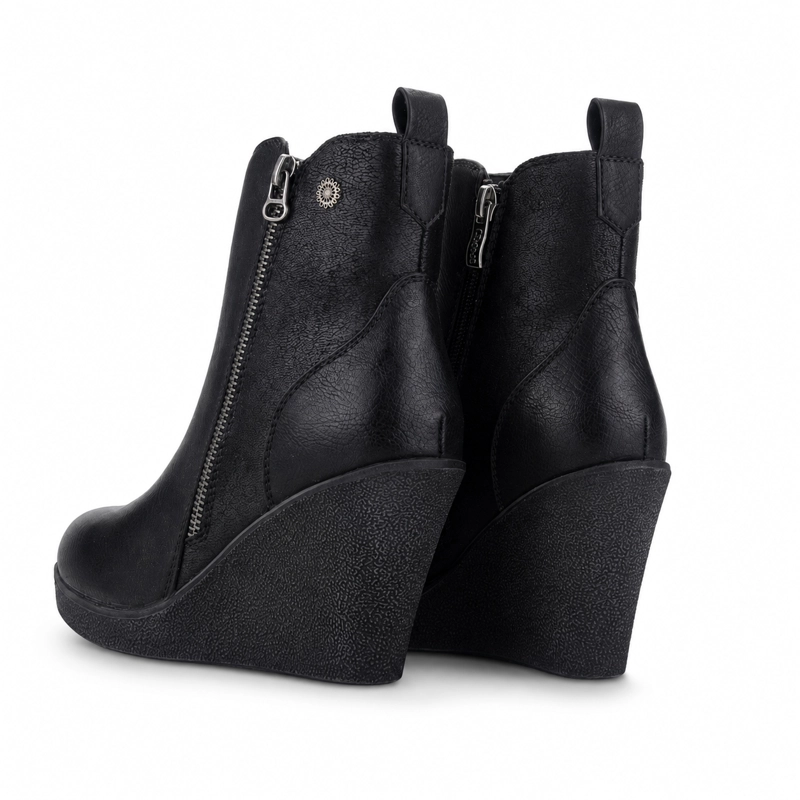 BOTIN CHALADA MUJER WEDGE-41 NEGRO CASUAL - 6