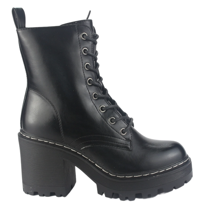 BOTIN CHALADA MUJER CALM-1 NEGRO MODA - 1