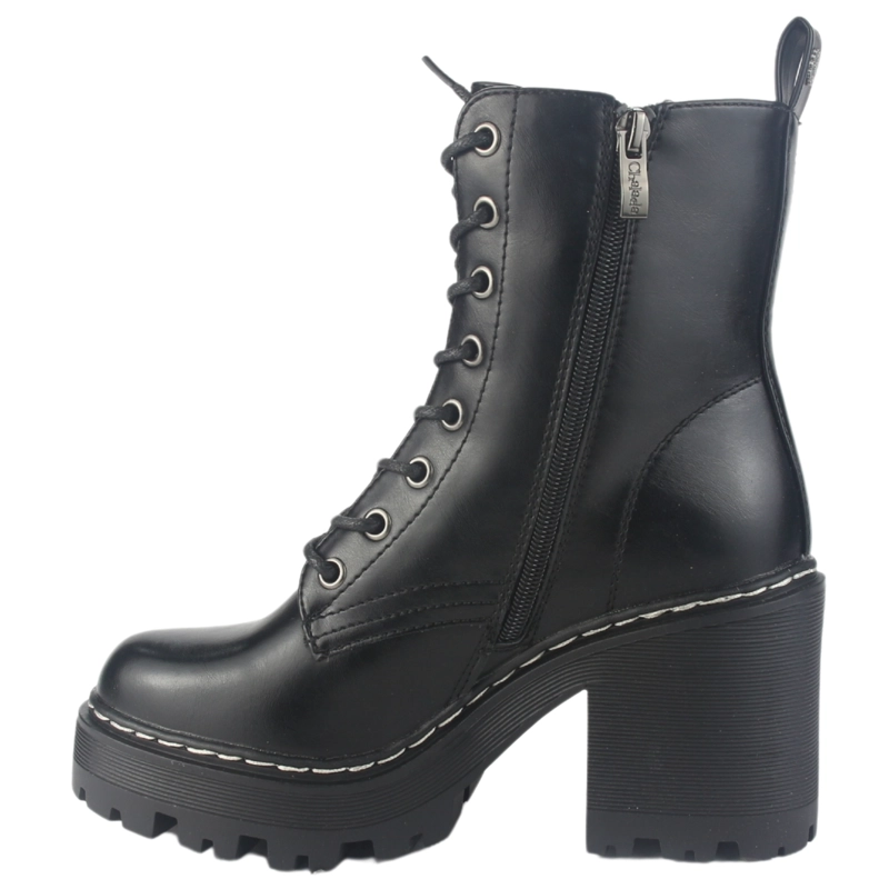 BOTIN CHALADA MUJER CALM-1 NEGRO MODA - 2