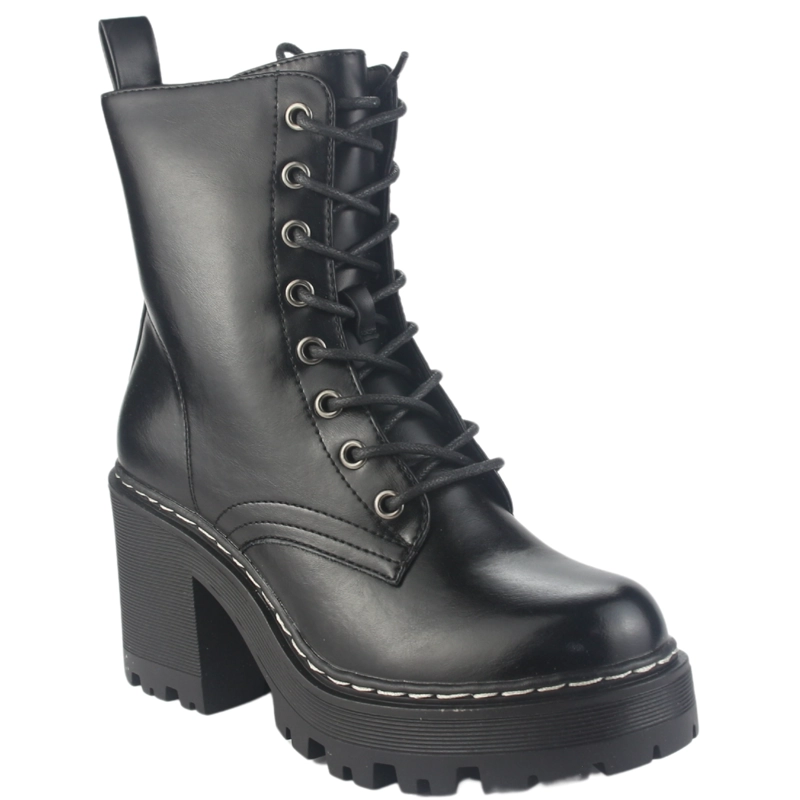 BOTIN CHALADA MUJER CALM-1 NEGRO MODA - 3