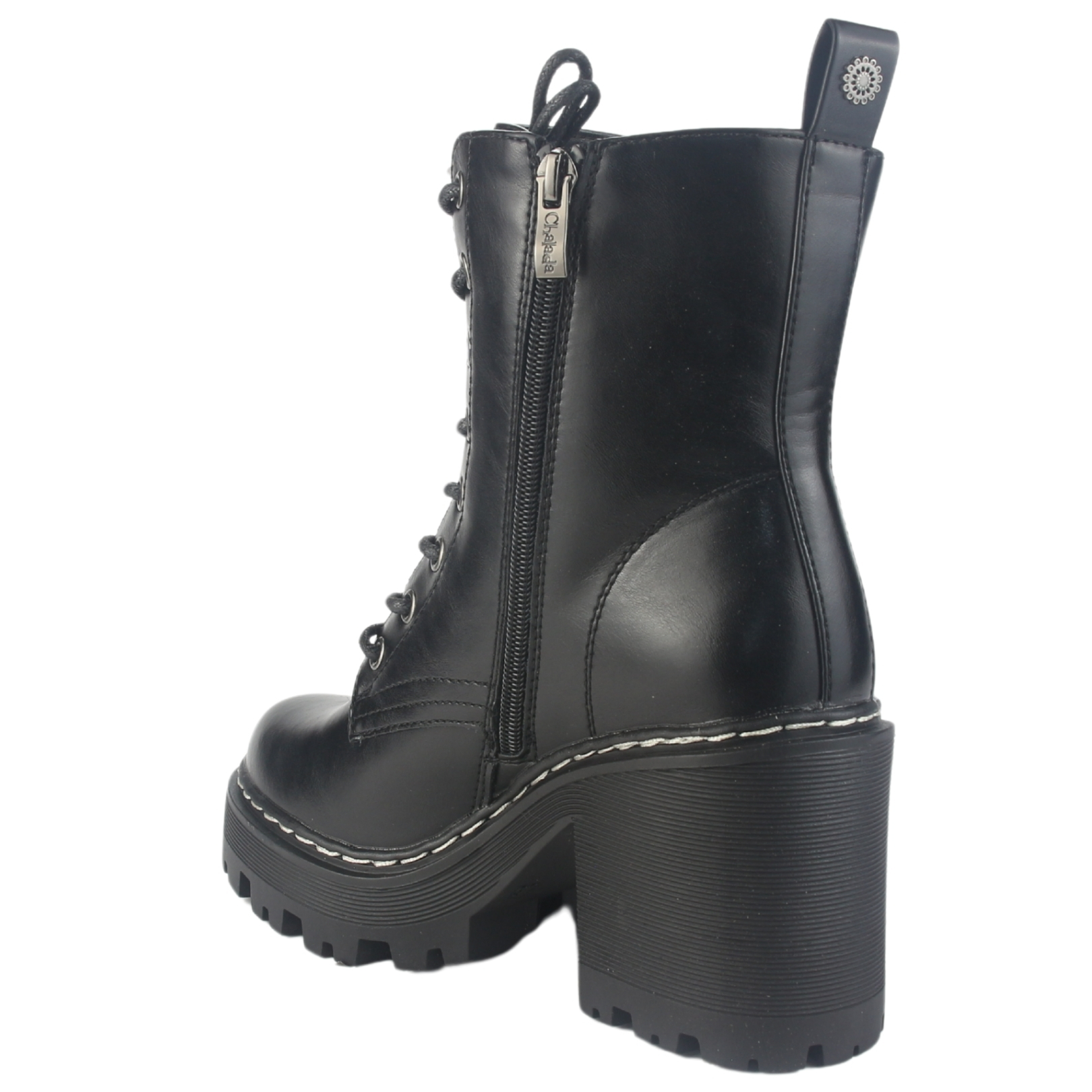 BOTIN CHALADA MUJER CALM-1 NEGRO MODA - 4
