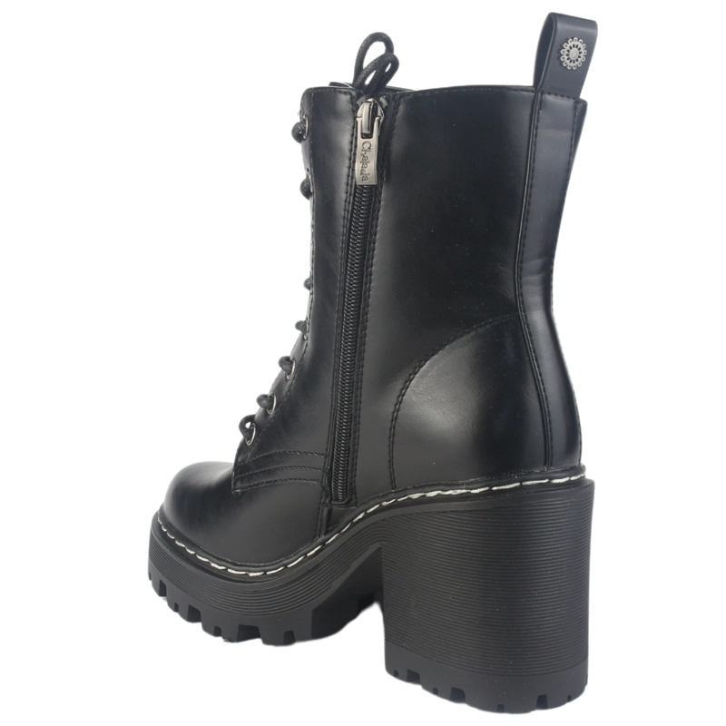 BOTIN CHALADA MUJER CALM-1 NEGRO MODA - 4
