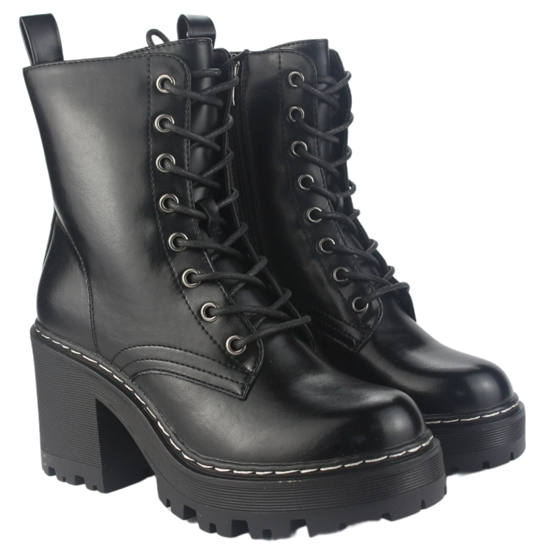 BOTIN CHALADA MUJER CALM-1 NEGRO MODA - 5