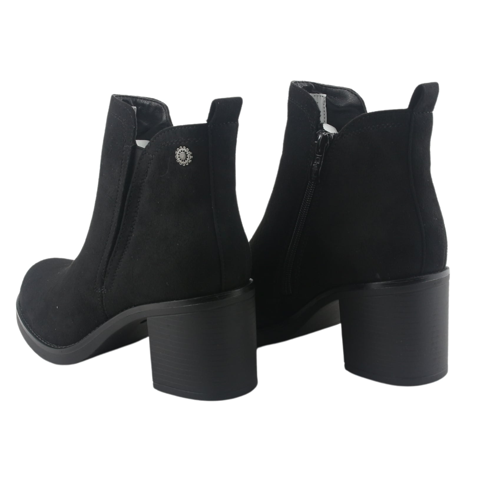 BOTÍN MUJER NEGRO CHALADA PRATA-1 MODA CASUAL - 6