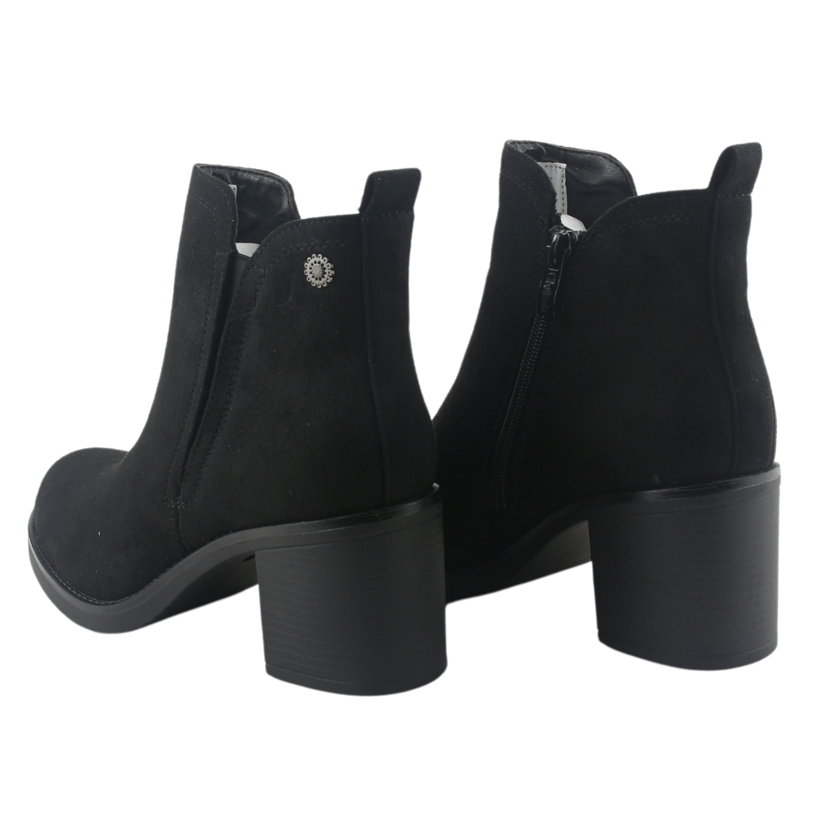 BOTÍN MUJER NEGRO CHALADA PRATA-1 MODA CASUAL - 6