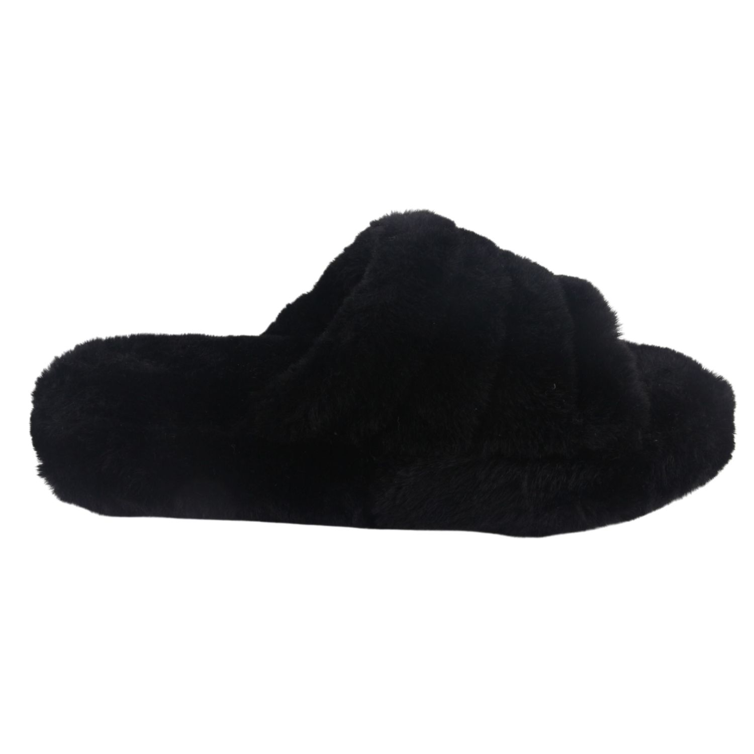 PANTUFLA CHALADA MUJER SLIPPER-1 NEGRO COMFORT - 1