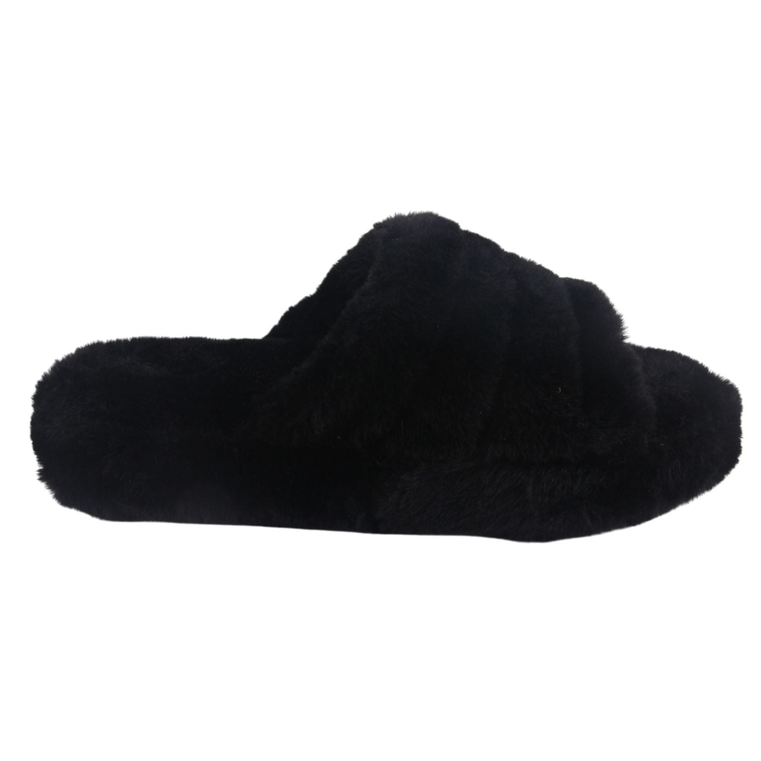 PANTUFLA CHALADA MUJER SLIPPER-1 NEGRO COMFORT - 1