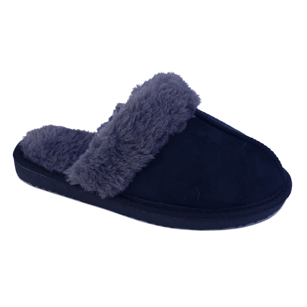 PANTUFLA MUJER CHALADA NEGRO SLIPPER-2 COMFORT - 1
