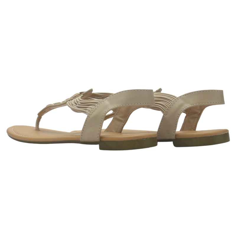 SANDALIAS MUJER CHALADA BEIGE CALL-2 PLANO - 6