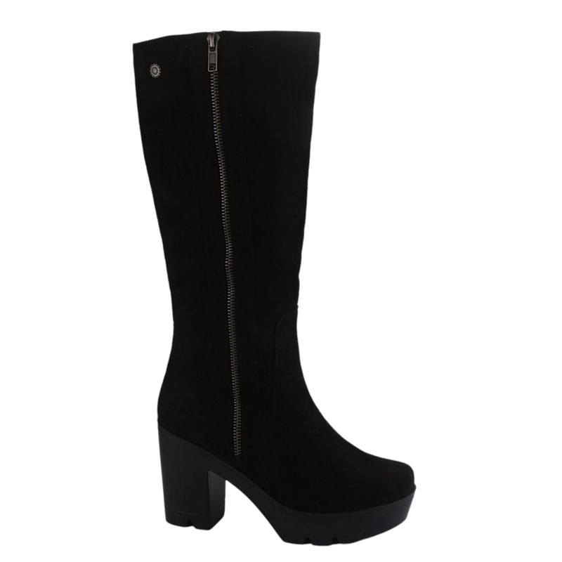 BOTAS MUJER CHALADA NEGRO 1-SURA-1 CASUAL - 1