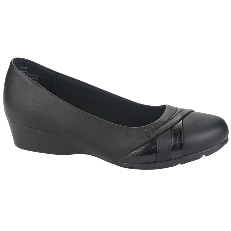 ZAPATO CHALADA MUJER DANA-2 NEGRO COMFORT - 1