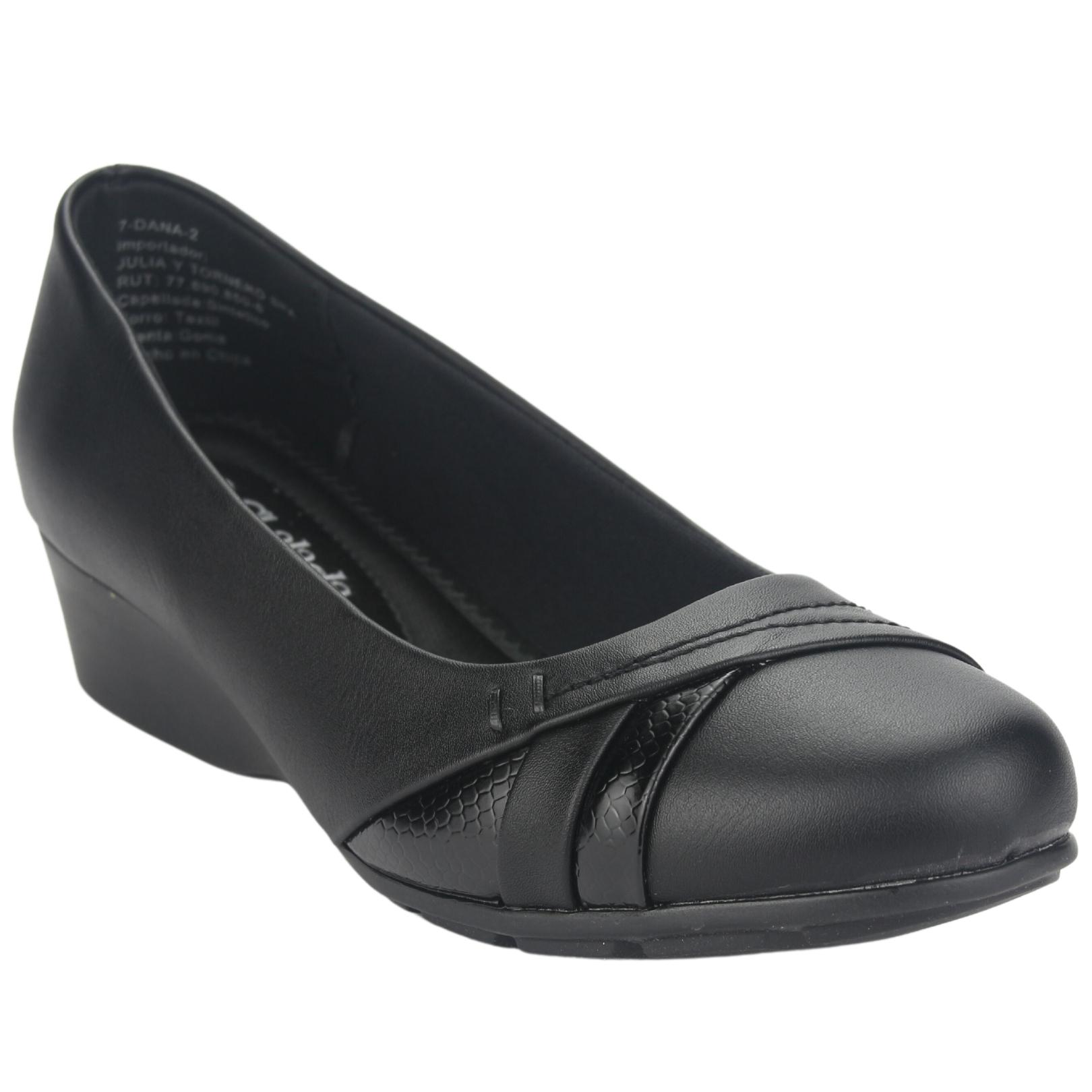 ZAPATO CHALADA MUJER DANA-2 NEGRO COMFORT - 3