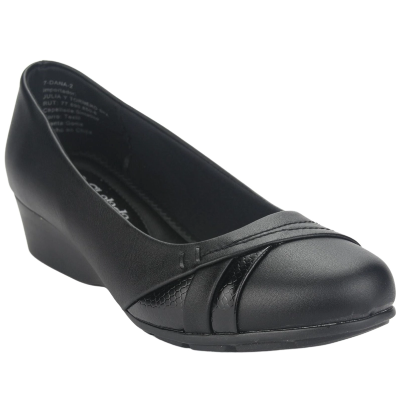 ZAPATO CHALADA MUJER DANA-2 NEGRO COMFORT - 3