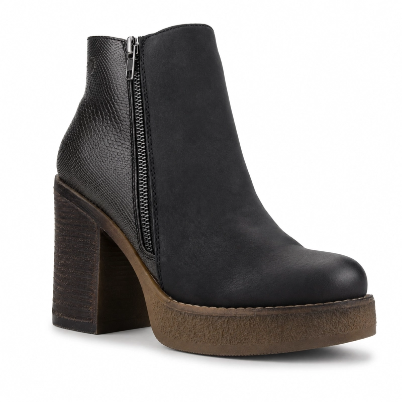 BOTIN CHALADA MUJER ELLA-1 NEGRO MODA - 3