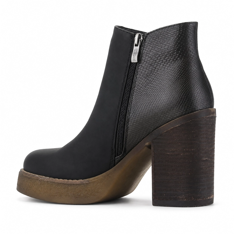 BOTIN CHALADA MUJER ELLA-1 NEGRO MODA - 4